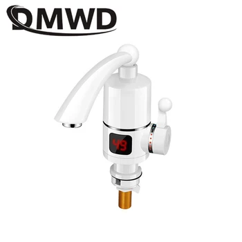 DMWD 3000W Instant Tankless Elektrisk Vandvarmer Køkken Vandhane, El-Varme Tryk på Kedlen LED Temperatur Dispay EU Stik