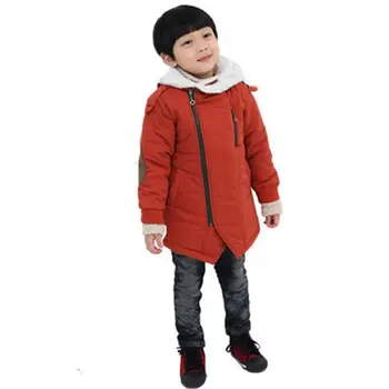 Vinter Jakke Til Dreng Fashion Børn Casual Jakker Drenge Kashmir Langærmet Hætteklædte Frakker Varm Drenge Tøj Outwears Jakker