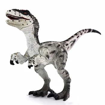 Jurassic Velociraptor Dinosaur Action&Toy Tal Dyr Model Indsamling Læring Og Pædagogisk Kids Fødselsdag Dreng Gave
