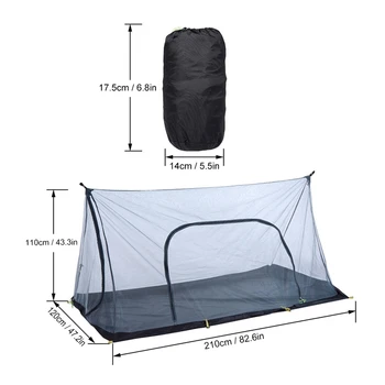 Ultralet Sommeren Mesh Nylon Telt 1-2 Person Udendørs naturehike Camping Telt Afvisende Net Telt Stranden Mesh Telte
