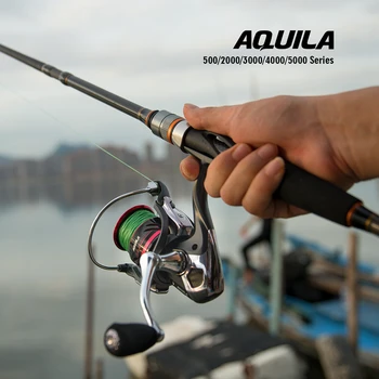 Goture AQUILA Magt fiskehjul 500-5000 Serie Venstre/Højre Karper Spinning Hjul For Ferskvand og Saltvand