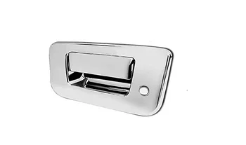 Chrome Styling Krom Bagklap døråbningshåndtag Dække med Keyhole for 2007-2013 Chevrolet Chevy Silverado/GMC Sierra