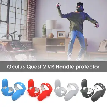 Nye VR Tilbehør Beskyttende Dække For Oculus Quest 2 VR Touch Controller Silikone Cover Hud Håndtag Greb Til Oculus Quest 2