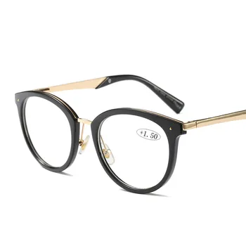 2019 Nyt Design til Kvinder Retro-Stil, Kvalitet læsebriller Mode Fuld Rim Runde Presbyopi Eyewear til Kvinder, oculos de leitura