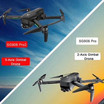 Bedste SG906 PRO2 GPS-Drone med 5G WiFi FPV 4K-3-akse Gimbal 16MP Dual Camera Profesional Børsteløs RC Quadcopter Dron Helikopter