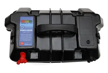 Batteri Box 335 x185x225mm, med terminaler og cigarettænder c11537