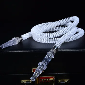 1,8 M høj kvalitet Vandpibe Tilbehør gennemsigtig plast vandpibe slange fleksibel slange
