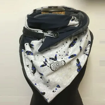 Kvinder Udskrivning Tørklæde Mode Retro Kvindelige Multi-Purpose Sjal Tørklæde bufanda mujer платок на голову зимний