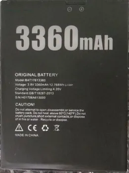 Nye Mobiltelefon batteri DOOGEE BAT17613360 X30 batteri X30 3360mAh Høj capacit Originale batteri DOOGEE Mobil Tilbehør
