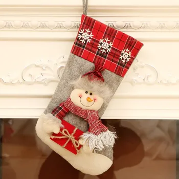 Santa Claus Sokker Slik Sokker Jul De Julegave Sokker 2020 Julepynt Juletræ Décoration Noel