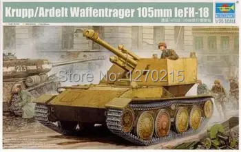 Trompetist model 01586 1/35 Krupp/Ardelt Waffentrager 105mm leFH-18 plastik model kit