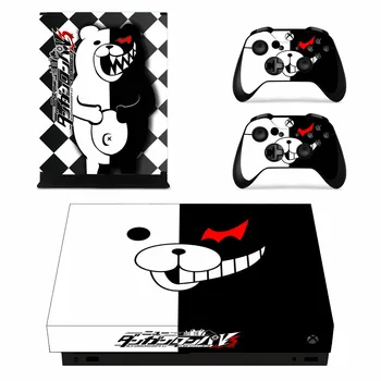 DOBE Konsol Cover Skin Sticker Til Xbox One X konsol og 2 controllere til Anime-Decal Vinyl Klistermærke