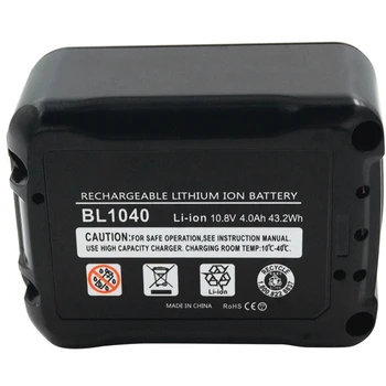 12V 4000Mah Genopladelige Lithium Batterier Til Makita Cxt Bl1040 Bl1015 Bl1020B Df031D Td110D Boremaskiner