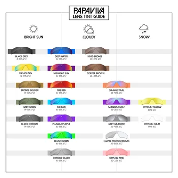 PapaViva Udskiftning Linser for X Squared Sunglasses, hverken i Polariserede stik - mange Muligheder