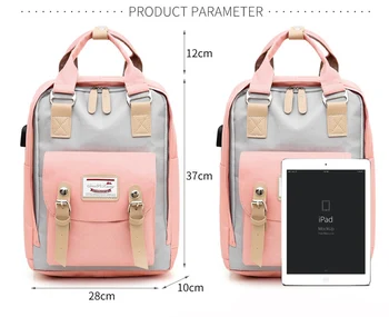 Multifunktions kvinder rygsæk mode unge koreansk stil skuldertaske laptop backpack schoolbags for teenager piger drenge rejse