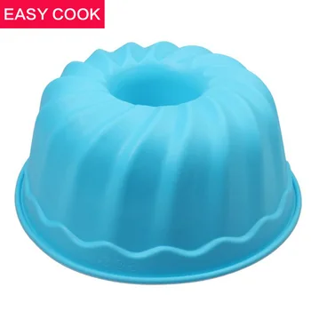 Farve tilfældig Silikone Muffin pan & Cupcake Ovnfast Fad No - Stick bradepande silikone kage skimmel runde store Muffin Pan form