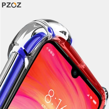 PZOZ For Xiaomi Redmi Bemærk 9s 9 Pro Max 7 8 8T 7A K20 Mi 9t Note 10 CC9 Pro A3 Stødsikkert etui TPU Silikone Blød Sag