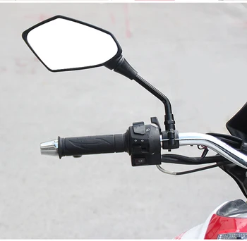 Motorcycle Mirror 8MM 10MM Retrovisor Moto Accessories For ktm 1290 super duke r ktm 690 bmw r850r honda cbr 250r suzuki gsx750f