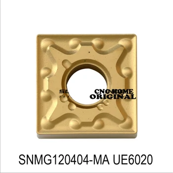MITSUBISHI SNMG120404-MA UE6020 SNMG120408-MA UE6020 SNMG120404 SNMG 120408 Hårdmetal Skær til drejning af Drejebænk, Fræser Værktøjer