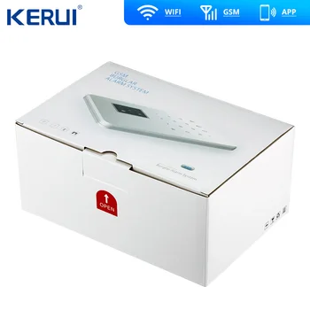 Kerui W18 Wireless Wifi Hjemme Alarm GSM IOS Android APP Control LCD-GSM SMS tyverialarm System Til Hjem Sikkerhed Alarm