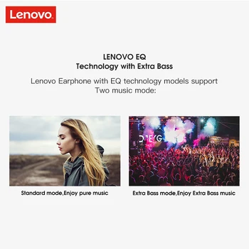 Originale Lenovo HT20 TWS Ægte Trådløse Bluetooth Øretelefoner 5.0 med Ekstra bas Trådløse Hovedtelefoner støjreducerende Gaming Headset
