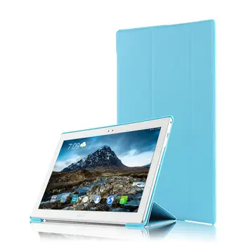 Ultra Tynd Fold Folio Stander PU Læder Magnet Smart Case Book Cover Til Lenovo-FANEN 4 10 Plus TB-X704N TB-X704F Tablet +Film+ Pen