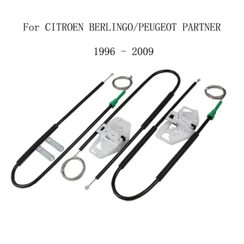 For CITROEN BERLINGO 1996 - 2009 Elektrisk Bil Vindue Regulator Vindue Løfter Repair Kit FOR PEUGEOT PARTNER Forreste til Venstre eller Højre