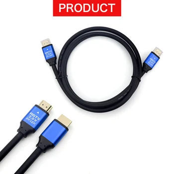 HDMI-Kabel, HDMI 4K-Ledning(op til 16,4 fod) 2.0 High Speed HDMI Kabel Understøtter HD-TV med adapterkablet til Projektorer, Skærme, Computer, TV