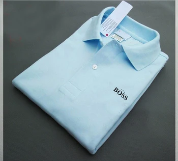 Sommer Sport Casual Trendy Mænd Trykt Polo Shirts til Mænd Casual Street Business Kort Ærme Bomuld Jakke Revers
