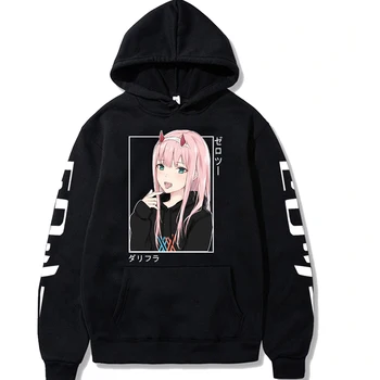 Anime-Darling I Den Franxx Nul To Hættetrøjer Harajuku Casual Streetwear Grafisk Sweatshirts Og Hættetrøjer Unisex