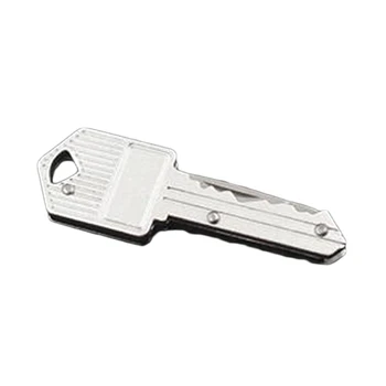 Mini Skrællekniv Bærbare Folde Kniv Camping Værktøj, Nøglering Kniv Key String Kniv