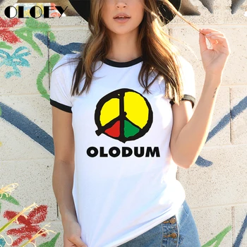 Harajuku Retro Michael Jackson OLODUM Kvinder Tøj MJ Antiwar T-shirts 2020 Sommeren Vintage Korte Ærmer Kvindelige Tshirt