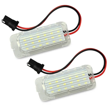 12V LED-Ingen Fejl Canbus Bil Nummerplade Lys Nummerplade Lygte For Ford Foucs 3 5-dørs Fiesta 8 S-max C-max, Mondeo BA7 Galaxy