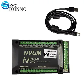 NVUM 5-akse Mach3 USB-kortet 200KHz CNC router 3 4 6-akset motion control-kort gren yrelsen for DIY gravering maskine