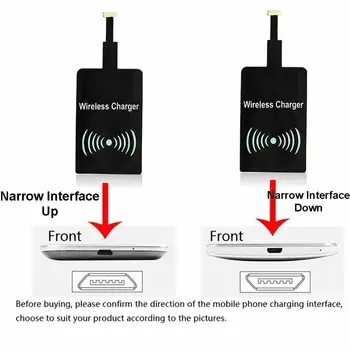 Universal Trådløs Oplader Modtager Mikro-Usb-Microusb Til iPhone Qi Standard Opladning Recepteur Pad-Modul Til Android-Telefoner