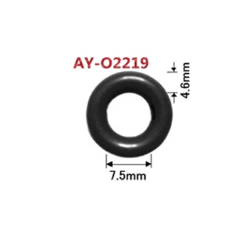 Gratis levering af høj kvalitet 100pieces Oring sæler 7.52*4.6 mm for Toyota GDI Injektor (AY-O2219)