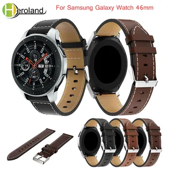 Læder håndled ure kategorier rem erstatning for Samsung Galaxy Se 46mm 22mm ur band Armbånd læder Bælte rem hot salg
