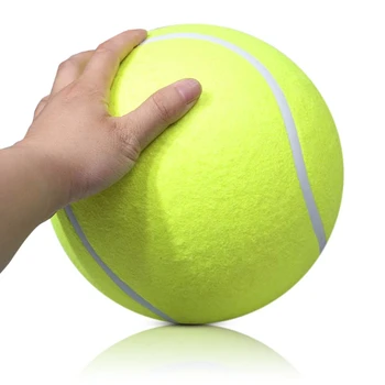 Gigantiske tennisbold 24 CM Pet TOY Signatur JUMBO Stor tennisbold