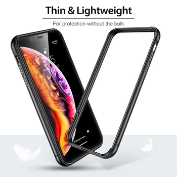 Aluminium Bumper Fleksibel Silikone Case Til iPhone 11 Pro Max antal XR XS Antal Luksus Metal Frame Til iphone 6S 7 8 XS Plus Max antal 11 Pro