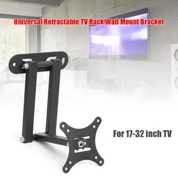 Justerbar Full Motion 30 kg-TV Frame Holder Stand Multi-funktion, Enkelhed Praktisk Holdbar 17 til 32 tommer TV Rack Beslag