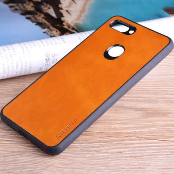 For Xiaomi Mi-8 Lite tilfælde Luksus Vintage læder cover telefon tilfældet for xiaomi mi-8 lite funda coque capa Vintage hoesje