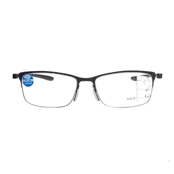 Progressive Briller Multifokal Læsning Briller Anti blå mænd Bifokale Intelligens dioptri briller