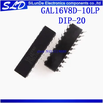 Gratis Forsendelse 5pcs/masse GAL16V8D-10LP GAL16V8D GAL16V8D-10 DIP-20 nyt og originalt på lager