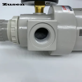 Zusen BFR-2/3/4000 spray støbning 1/4' 3/8' 1/2' af trykluft, Pneumatisk Olie Air Filter, trykregulator med Fttings