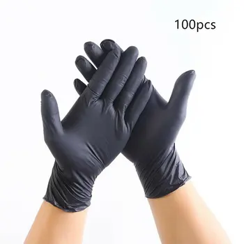 100 Stk Engangs Handsker Beskyttelseshandsker Køkken Bagning Mad, Husholdning, Rengøring Opvaskehandsker