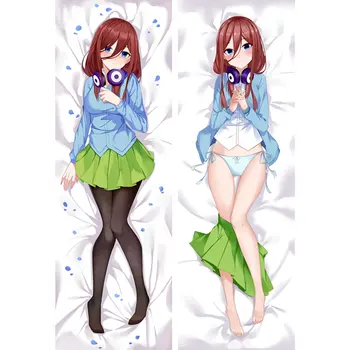 Anime Indbegrebet Af Kvintoler pude Dække Dakimakura tilfælde Sexet pige 3D-Dobbelt-sidet Sengetøj Krammede Krop pudebetræk TQ01