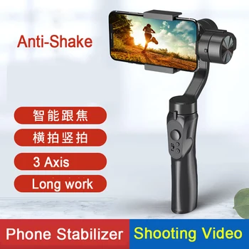 Anti-Ryste Smartphone Gimbal Håndholdt Telefon Stabilizer 3 Akse Universal Vlog Optager Video Til Mobiltelefon