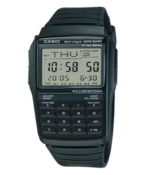 Casio Mænd Se Data Bank Sort Digital Sæt Mærke Luksus LED Wrist DBC-32