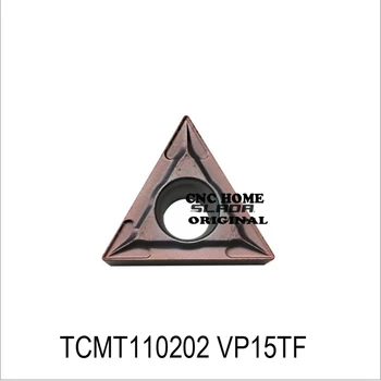 Originale MITSUBISHI TCMT110202 TCMT110204 TCMT110208 VP15TF Hårdmetal Skær TCMT til Drejning Af Drejebænk, Fræser Værktøjer Indehaveren CNC