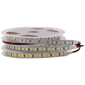SMD 5050 5054 4040 5630 LED Strip 120LEDs/m 5m Super bright Ikke Vandtæt IP20 Flexibe LED strip light 12V Varm hvid Kold